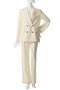 【予約販売】BATEAU / メランジ ダブルジャケット ベイジ，/BEIGE，