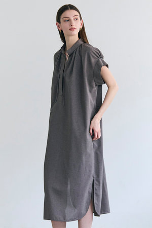 ベイジ，/BEIGE，の【予約販売】BATEAU / ギャザー ストレートドレス