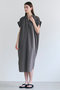 【予約販売】BATEAU / ギャザー ストレートドレス ベイジ，/BEIGE，