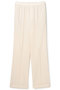 【予約販売】BATEAU / バックスリット ストレートパンツ ベイジ，/BEIGE， Ecru