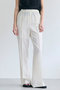 【予約販売】BATEAU / バックスリット ストレートパンツ ベイジ，/BEIGE，