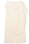 【予約販売】BATEAU / サイドディテール Iラインスカート ベイジ，/BEIGE， Ecru