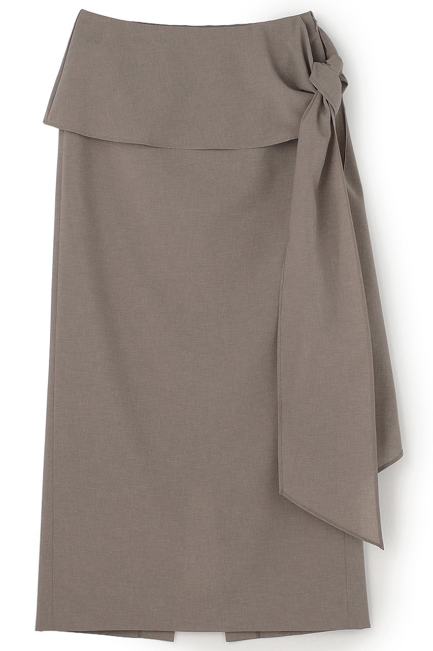 ベイジ，/BEIGE，の【予約販売】BATEAU / サイドディテール Iラインスカート(Taupe/SKCWLM0002)