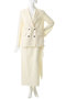BATEAU / サイドディテール Iラインスカート ベイジ，/BEIGE，