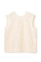 【予約販売】FLUORITE / 異素材コンビ レースブラウス ベイジ，/BEIGE， Ecru