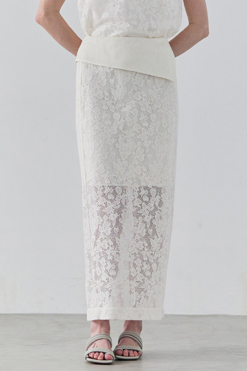BEIGE，(ベイジ，)｜【予約販売】FLUORITE / 異素材コンビ レース