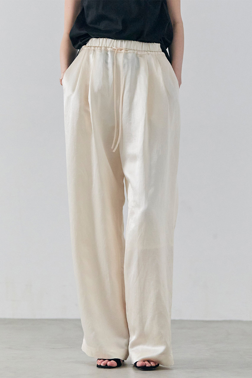 BEIGE，(ベイジ，)｜【予約販売】CYANO / サテン イージーワイドパンツ