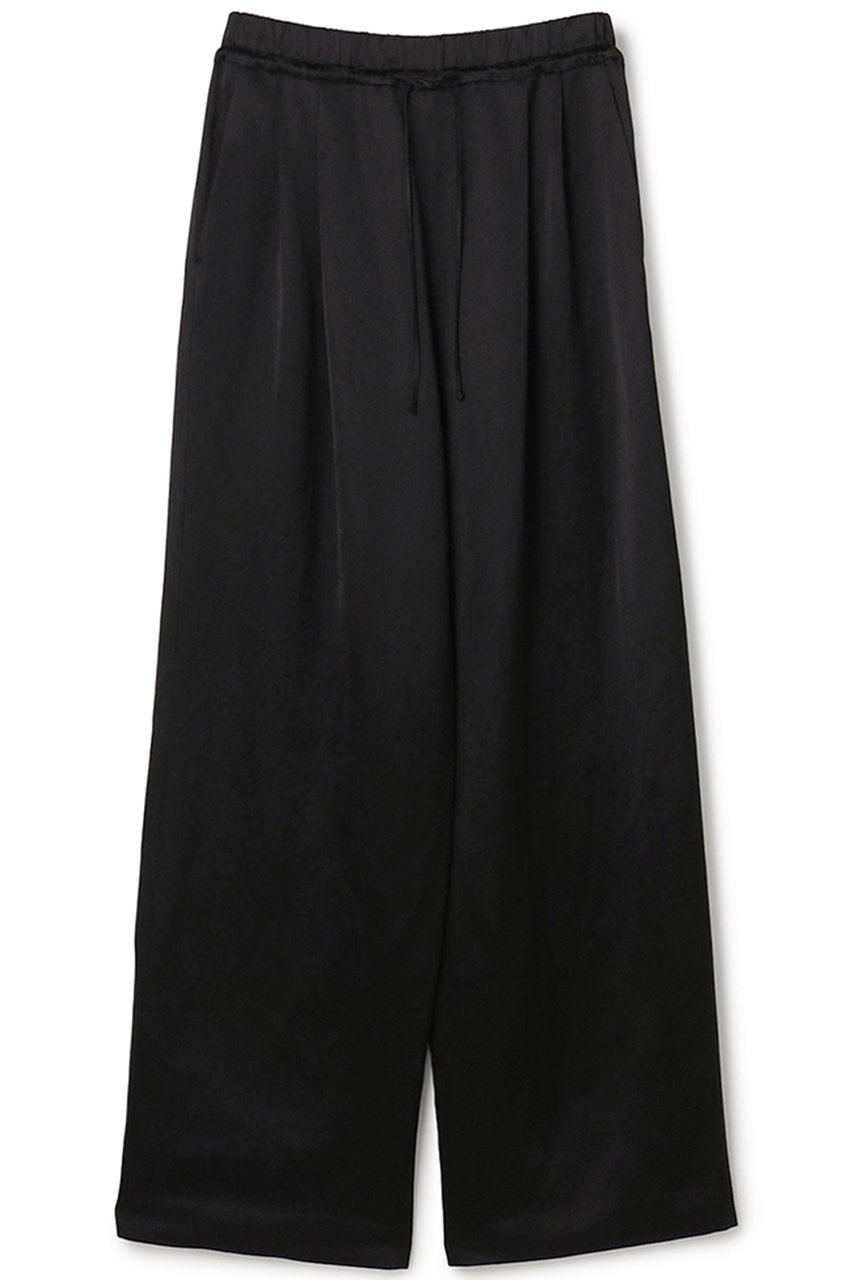 ベイジ，/BEIGE，の【予約販売】CYANO / サテン イージーワイドパンツ(Black/PRCWLM0003)
