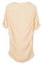 【予約販売】TOPAZ / アレンジギャザー ニット ベイジ，/BEIGE， Peach