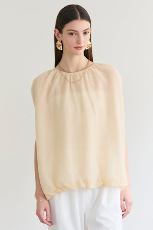 ベイジ，/BEIGE，の【予約販売】TOPAZ / バルーン シアーニット(110300/110301)