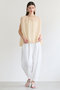 【予約販売】TOPAZ / バルーン シアーニット ベイジ，/BEIGE，