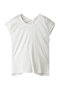 ZEOLITE （ゼオライト）/バックツイスト コンビトップス ベイジ，/BEIGE， White