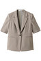 CINDY（シンディ）/ハーフスリーブジャケット ベイジ，/BEIGE， Taupe