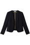 CINDY（シンディ）/ダブルカラージャケット ベイジ，/BEIGE， Navy x Black
