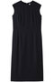 CINDY（シンディ）/配色ライン クルーネックドレス ベイジ，/BEIGE， Navy x Black