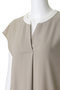 CINDY（シンディ）/配色ネック フレンチドレス ベイジ，/BEIGE，