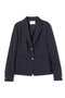 GEORGE / ウールストライプ テーラードジャケット ベイジ，/BEIGE， Navy Stripes