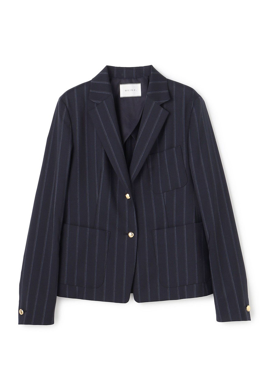 BEIGE，(ベイジ，)｜【予約販売】GEORGE / ウールストライプ