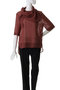 MOYE / スカーフ付き ハーフスリーブブラウス ベイジ，/BEIGE，
