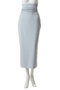 LAURA / ストレッチ Iラインニットスカート ベイジ，/BEIGE，