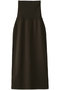 LAURA / ストレッチ Iラインニットスカート ベイジ，/BEIGE， Brown