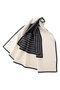 JOHN / シルクプリントスカーフ ベイジ，/BEIGE， Monotone