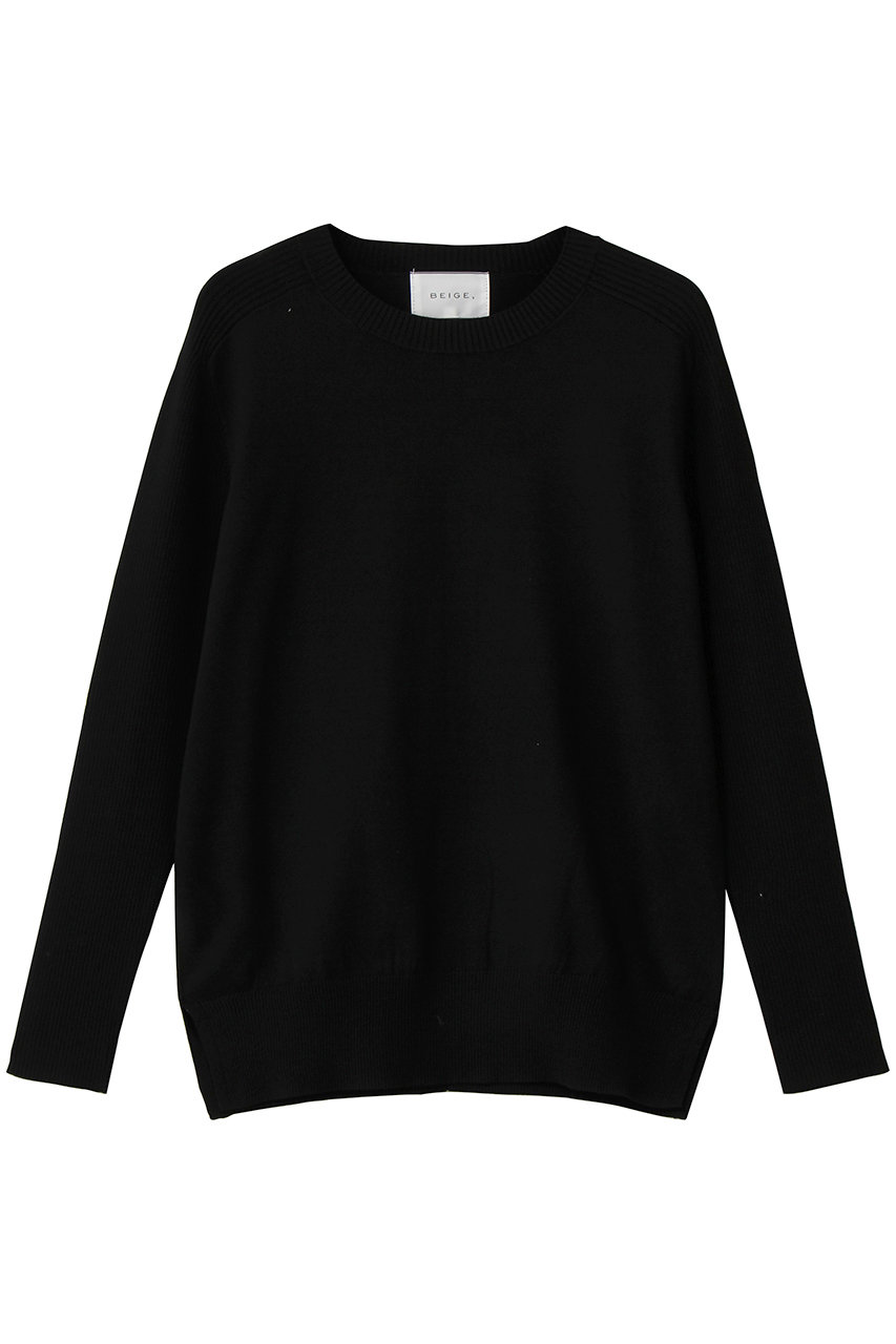 ベイジ，/BEIGE，のWILLOW（ウィロウ）/カットソー(Black/KRCWLW6260)