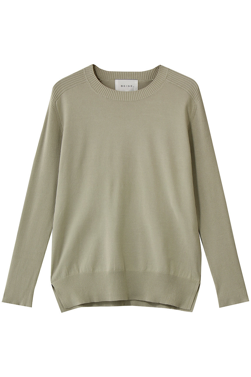 ベイジ，/BEIGE，のWILLOW（ウィロウ）/カットソー(Pale Khaki/KRCWLW6260)