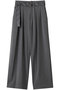ZEPHYR（ゼファー）/ベルト付き 2タックワイドパンツ ベイジ，/BEIGE， Top Gray