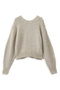 QUINCY（クインシー）/2WAYフェザーニット ベイジ，/BEIGE， Ecru
