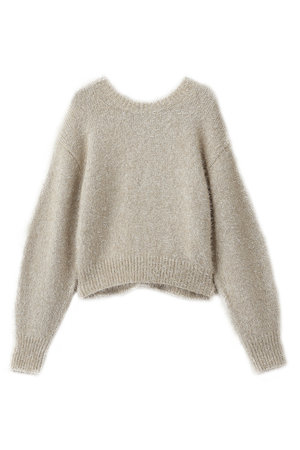 ベイジ，/BEIGE，のQUINCY（クインシー）/2WAYフェザーニット(110300/110303)