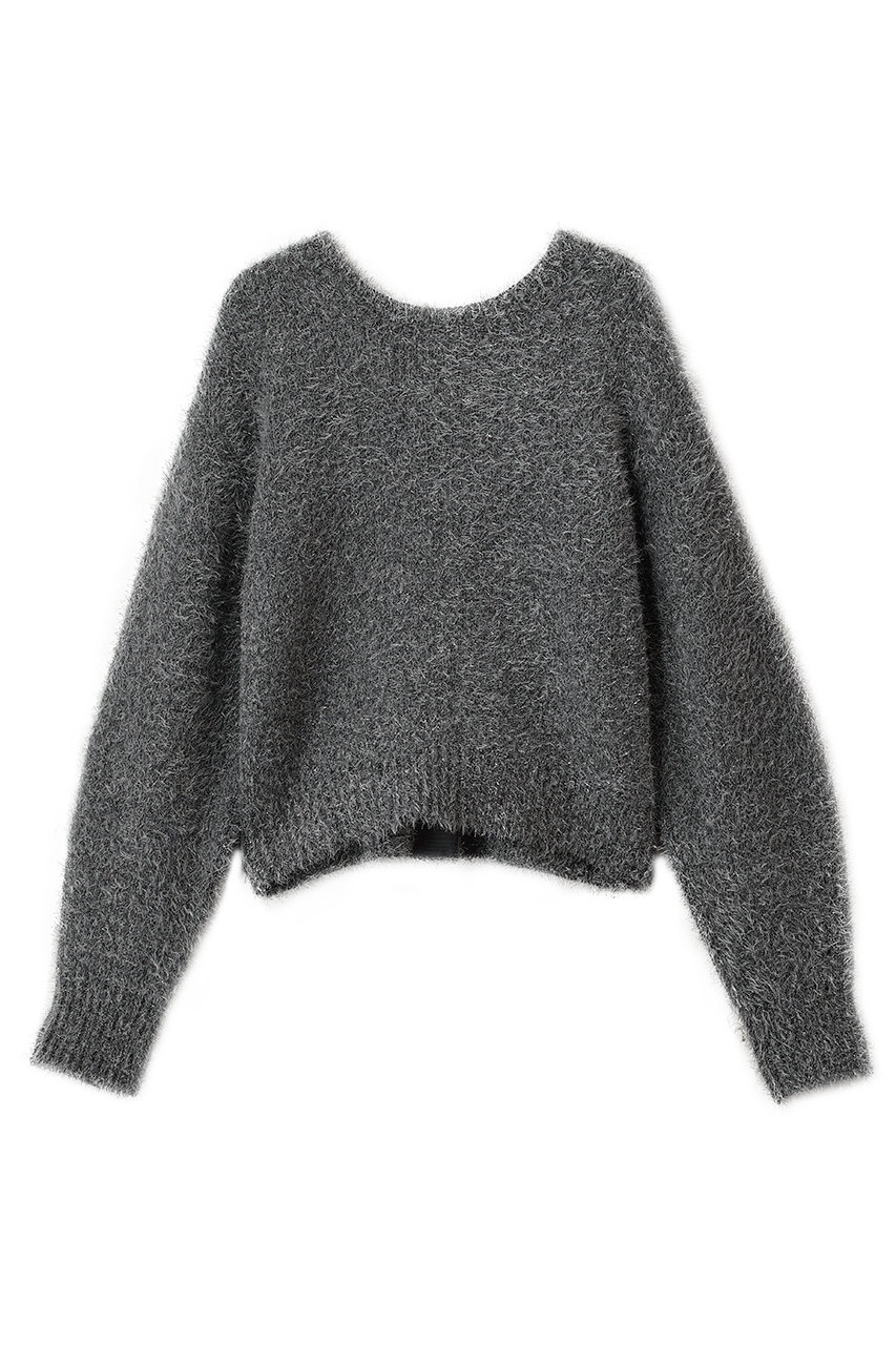 ベイジ，/BEIGE，のQUINCY（クインシー）/2WAYフェザーニット(M.Gray/KRCWLA0306)