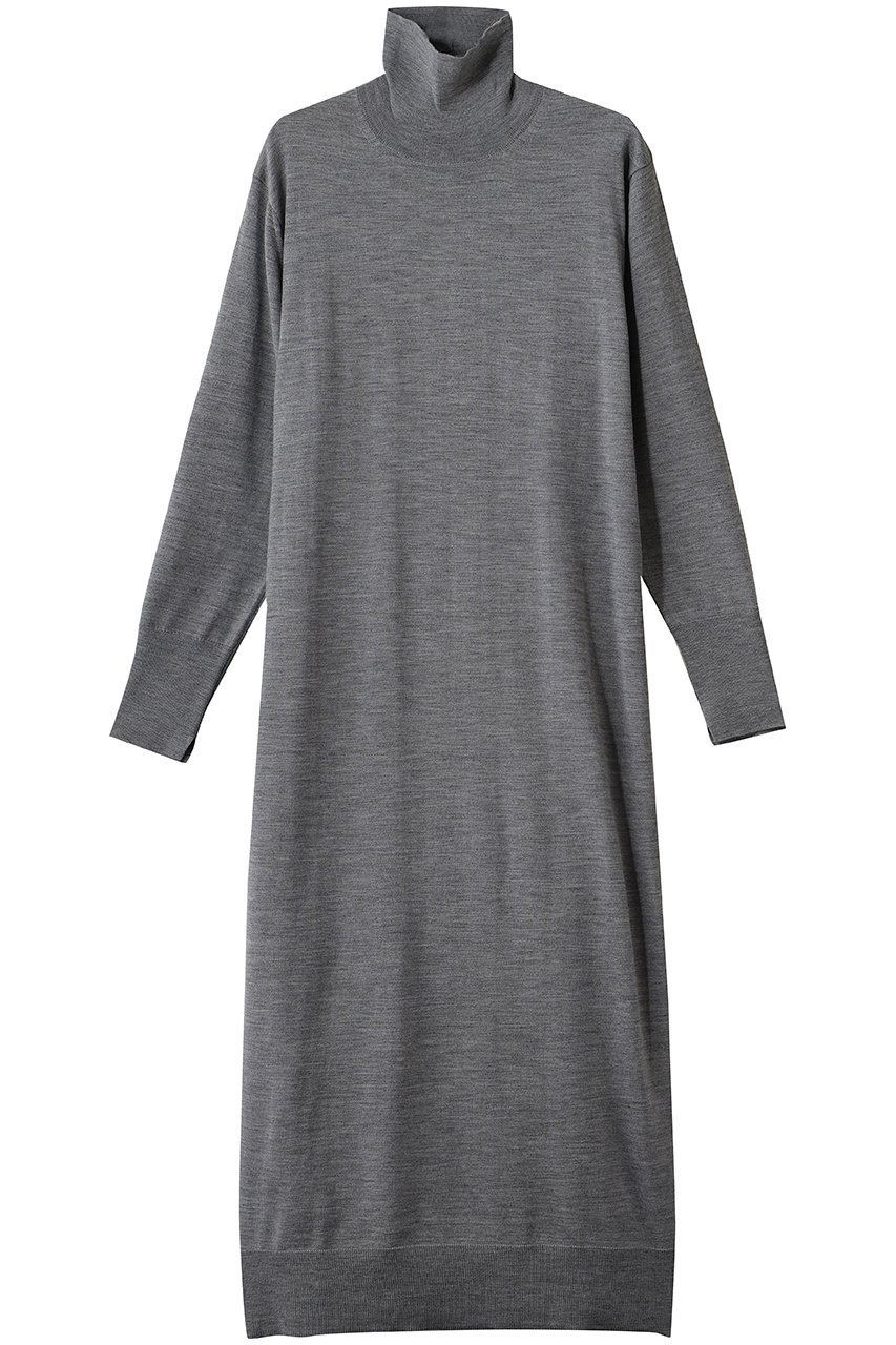BEIGE， LA MONNAIE（ラ モネ）/コンビニットワンピース (M.Gray × Black, 4) ベイジ， ELLE SHOP