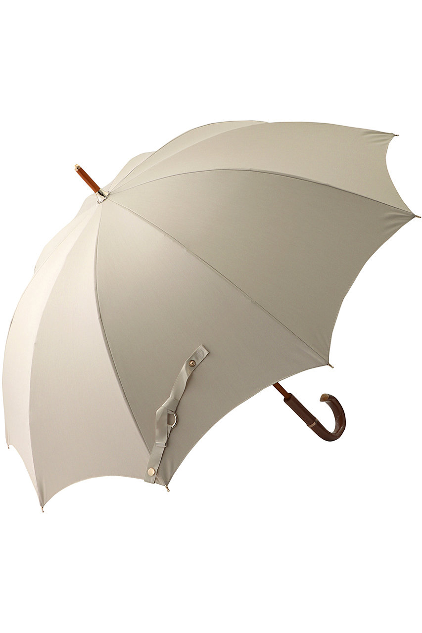 Gracy GRC 晴雨兼用長傘 Silhotte (ベージュ) グレイシー ELLE SHOPの大画像