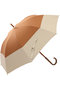 GRC 晴雨兼用楽折長傘  Tender bicolor グレイシー/Gracy タン×ウォームサンド