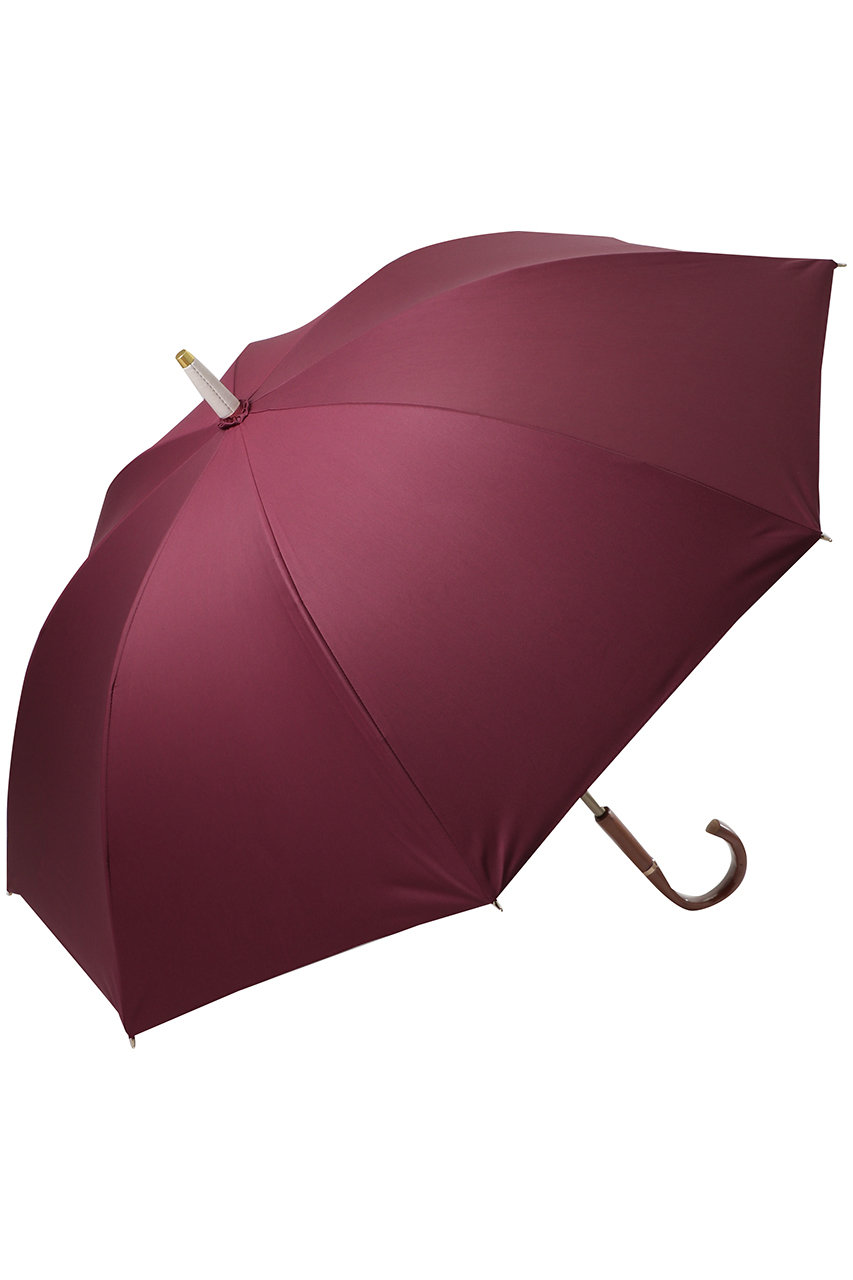 Gracy 晴雨兼用ショート長傘 Accent color (アマラント, F) グレイシー ELLE SHOP Gracy 晴雨兼用ショート長傘 Accent color (アマラント, F) グレイシー ELLE SHOP