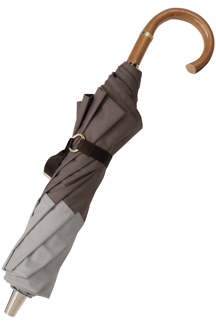 283新品GRACYグレイシー Silhotte2段折りたたみ傘 晴雨兼用日傘 Gracy(グレイシー)｜Tender bicolor 晴雨兼用日傘 2段折りたたみ傘