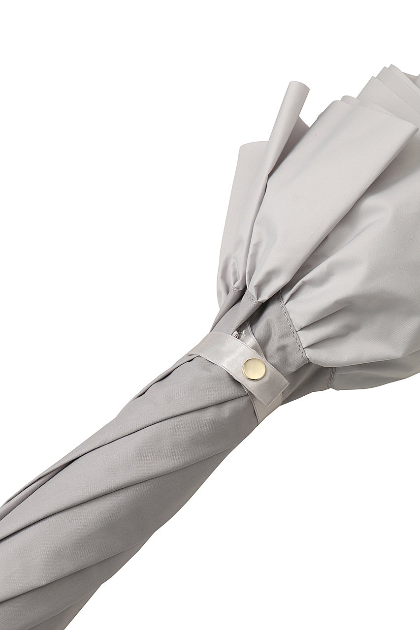 グレイシー　晴雨兼用フリルたっぷり　日傘　シルバーグレー グレイシーのフリルたっぷり晴雨兼用日傘シルバーグレー