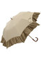 Peplum Frill 晴雨兼用日傘 2段折りたたみ傘 グレイシー/Gracy ウォームサンド