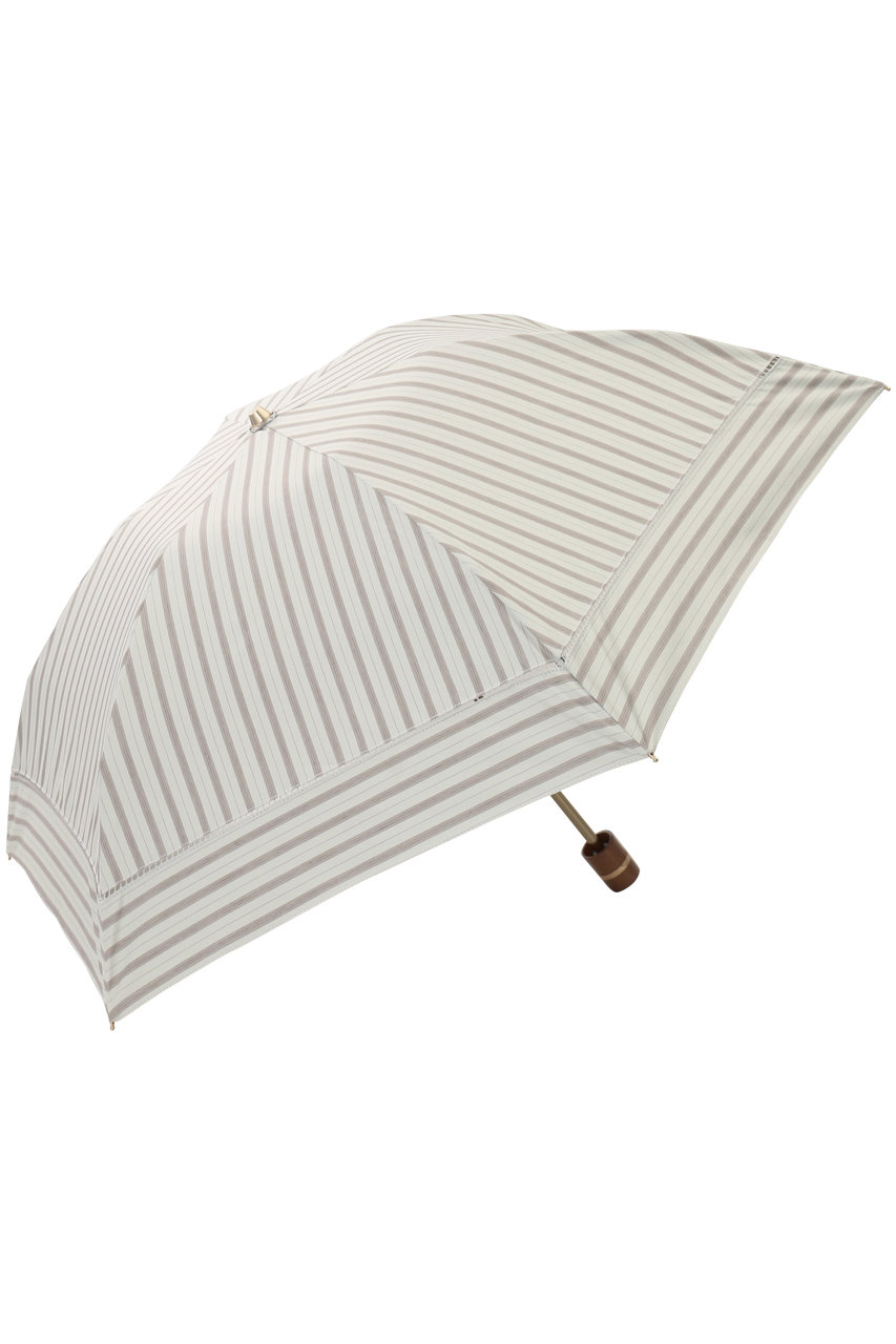 グレイシー/GracyのShirts stripe 晴雨兼用日傘 折りたたみ傘　ミニ(サンドベージュ/4550272291973)