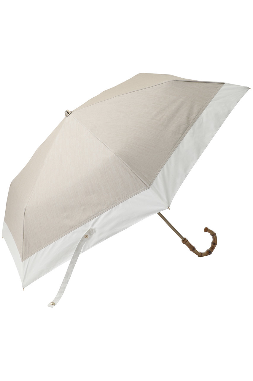 Gracy 晴雨兼用楽ミニ傘 T/C Natural bicolor (ホワイト, F) グレイシー ELLE SHOP Gracy 晴雨兼用楽ミニ傘 T/C Natural bicolor (ホワイト, F) グレイシー ELLE SHOP