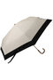 晴雨兼用楽ミニ傘 T/C Natural bicolor グレイシー/Gracy ブラック