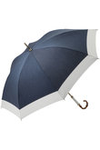 晴雨兼用ショート長傘 Denim bicolor