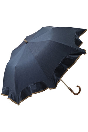 グレイシー/Gracyの晴雨兼用楽折傘　Denim frill(149900/149901)