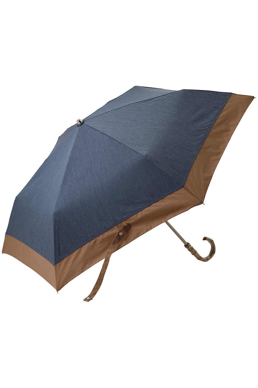 Gracy 晴雨兼用楽ミニDenim bicolor (ウォールナッツ, F) グレイシー ELLE SHOP Gracy 晴雨兼用楽ミニDenim bicolor (ウォールナッツ, F) グレイシー ELLE SHOP