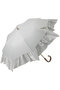 【晴雨兼用】楽折傘  Peplum Frill グレイシー/Gracy シェルグレー