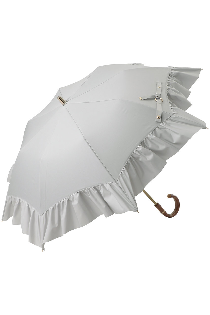 グレイシー/Gracyの【晴雨兼用】楽折傘  Peplum Frill(シェルグレー/22-350-12505-51-28)