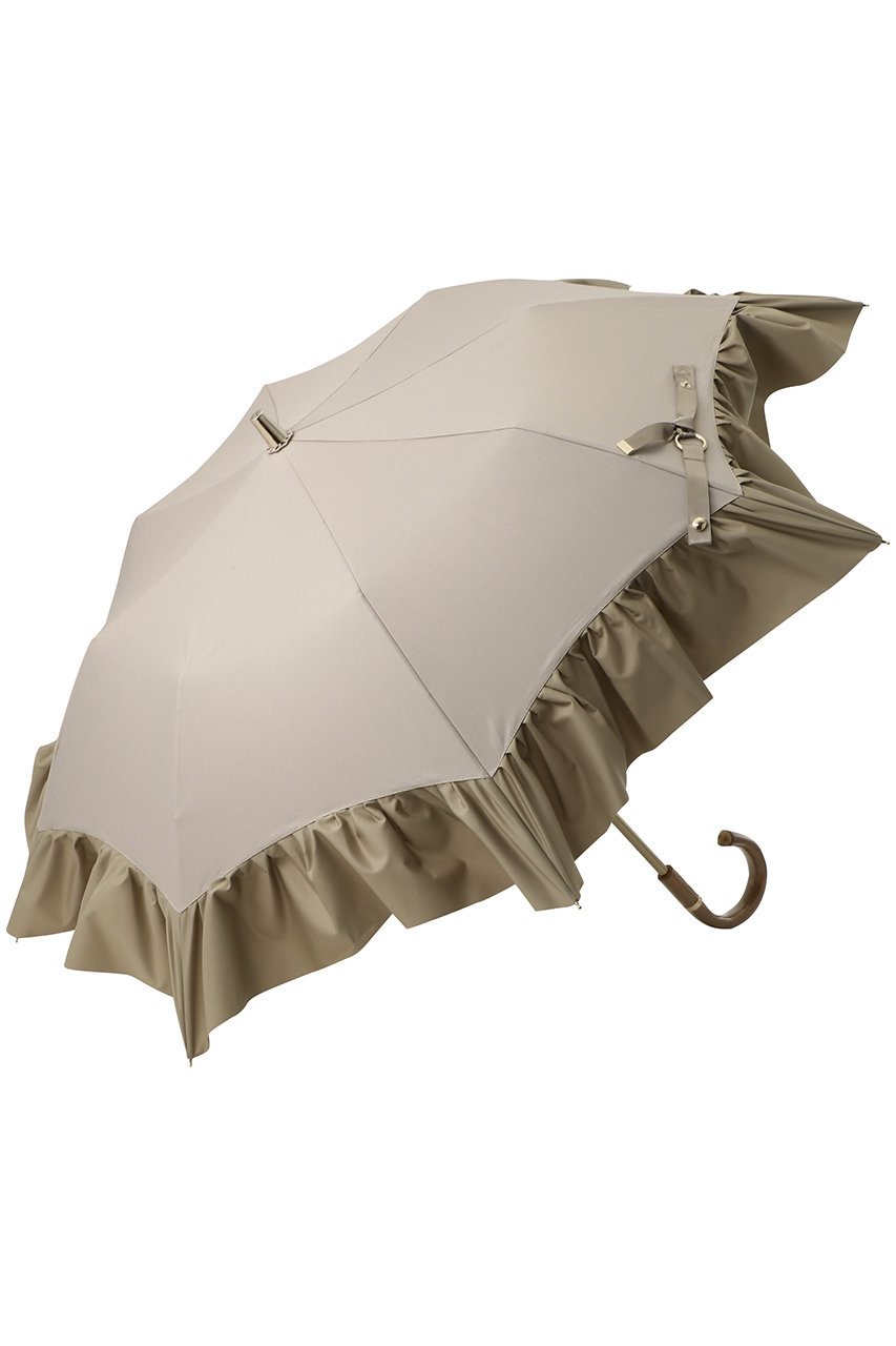 グレイシー/Gracyの【晴雨兼用】楽折傘  Peplum Frill(アーモンド/22-350-12505-51-28)