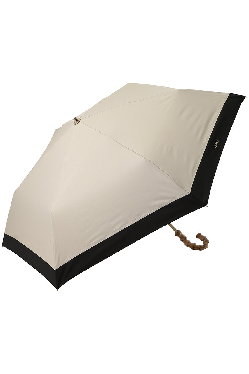 グレイシー/Gracyの【晴雨兼用】3段折畳傘 Leopard Back Print(ウォームサンド×ブラック/22-350-12508-52-25)