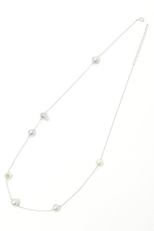 ザ ストア バイシー/THE STORE by C'の【別注】【AYUS】チェーン×パールネックレス50cm(150200/150201)